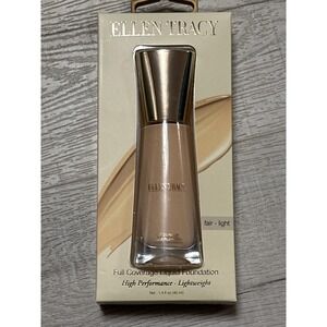 Ellen Tracy Full Coverage Liquid Foundation Fair Light High Perf Lightweight 1.4